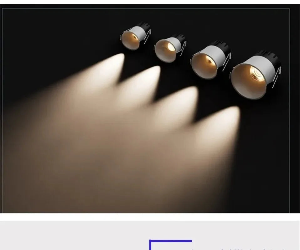 Infälld spotlight för taket