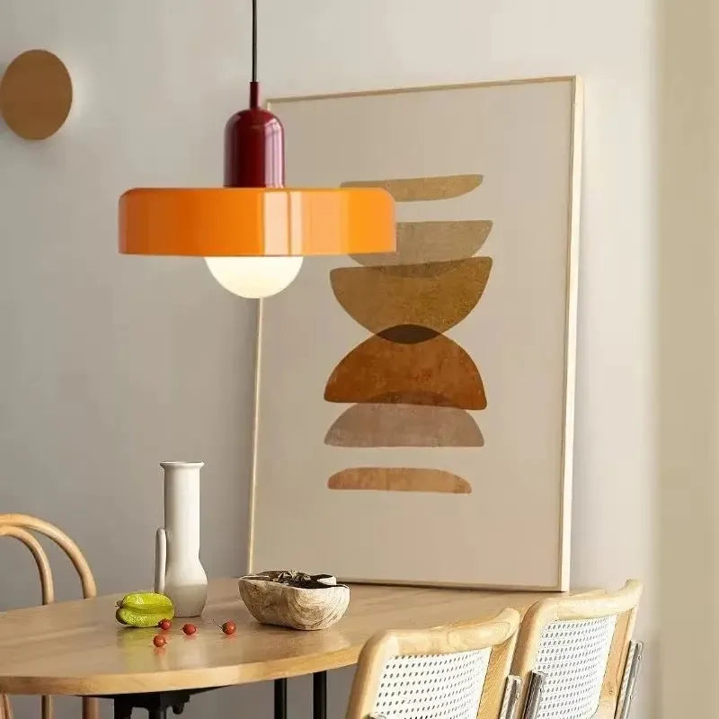 Retro taklampa i glas