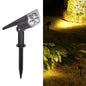 Solcellsspotlight för träd och gräsmatta