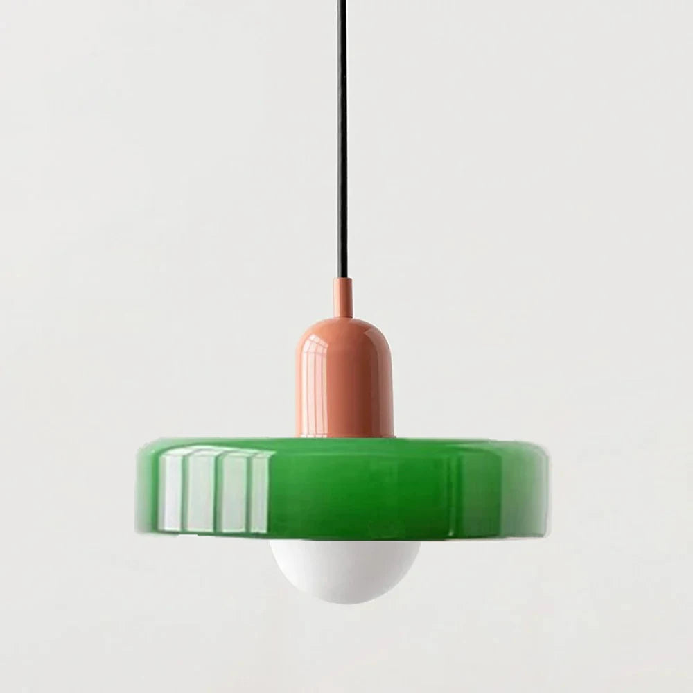 Retro taklampa i glas