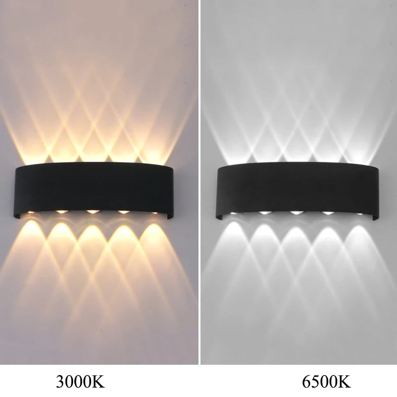 Vattentät vägglampa för hela hemmet