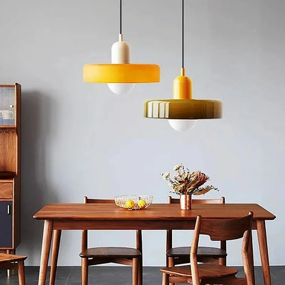 Retro taklampa i glas