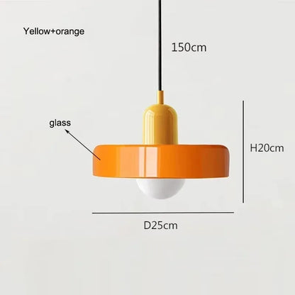 Retro taklampa i glas