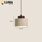 Hängande stenlampa i wabi-sabi-stil