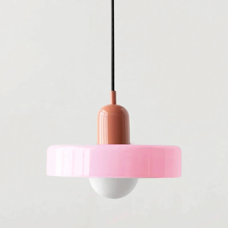 Retro taklampa i glas