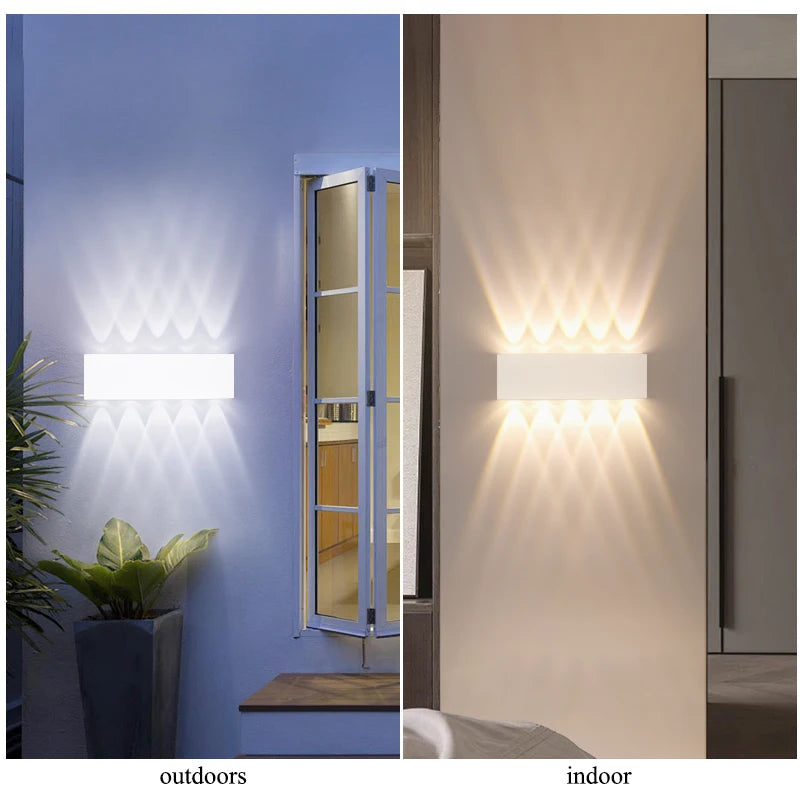 Vattentät vägglampa för hela hemmet