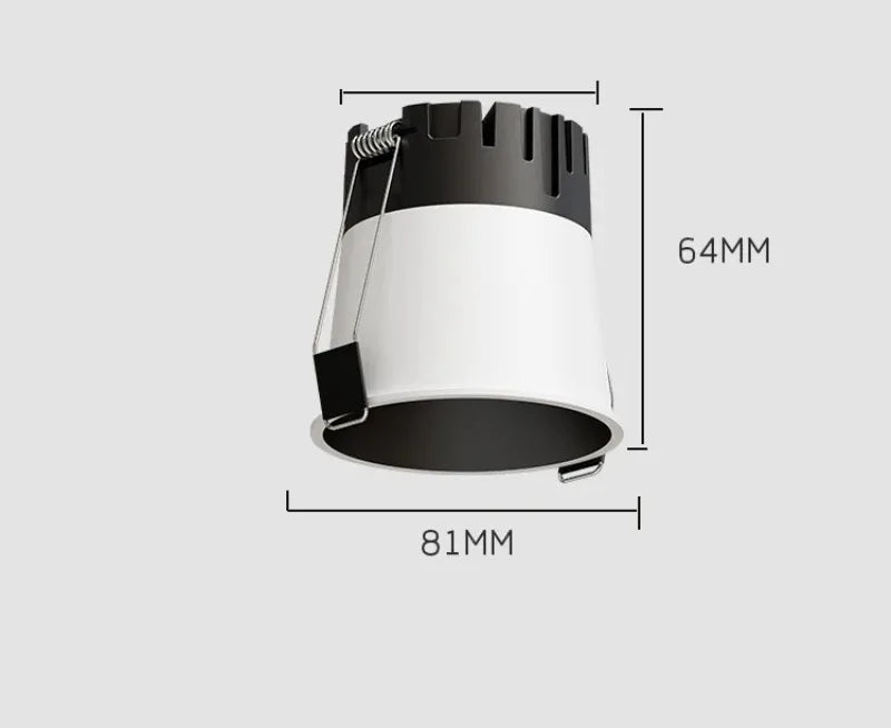 Infälld spotlight för taket