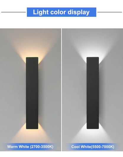 Vägglampa för uteplats och entré