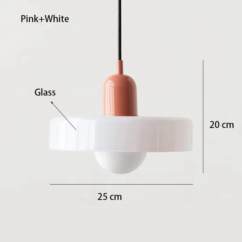 Retro taklampa i glas