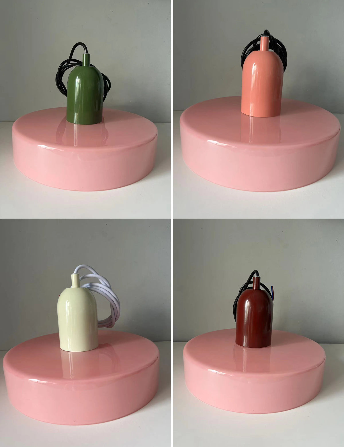 Retro taklampa i glas