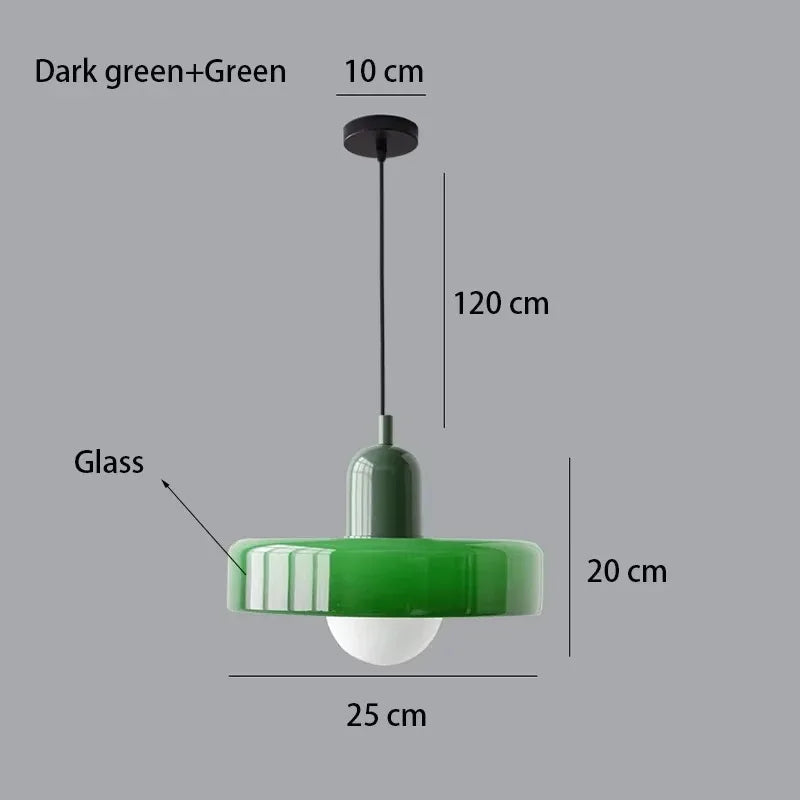 Retro taklampa i glas