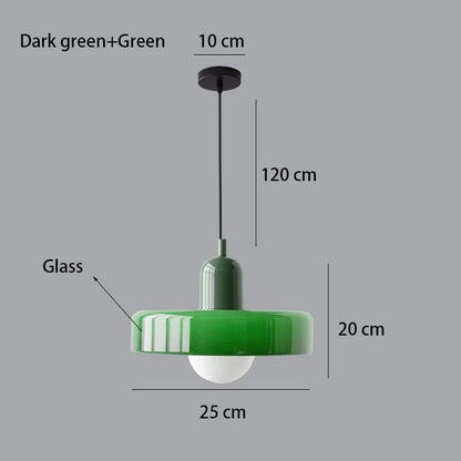 Retro taklampa i glas