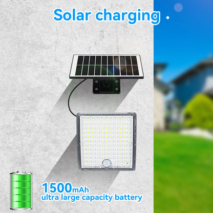 Solcellsstrålkastare med rörelsesensor för säkerhet