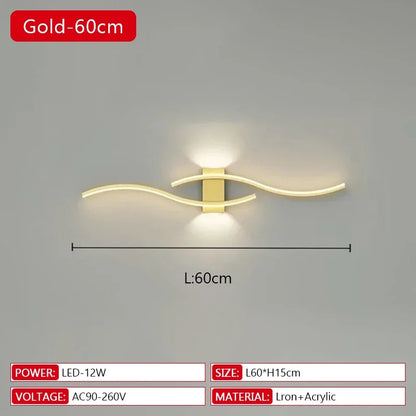Avlång vägglampa med fjärrkontroll