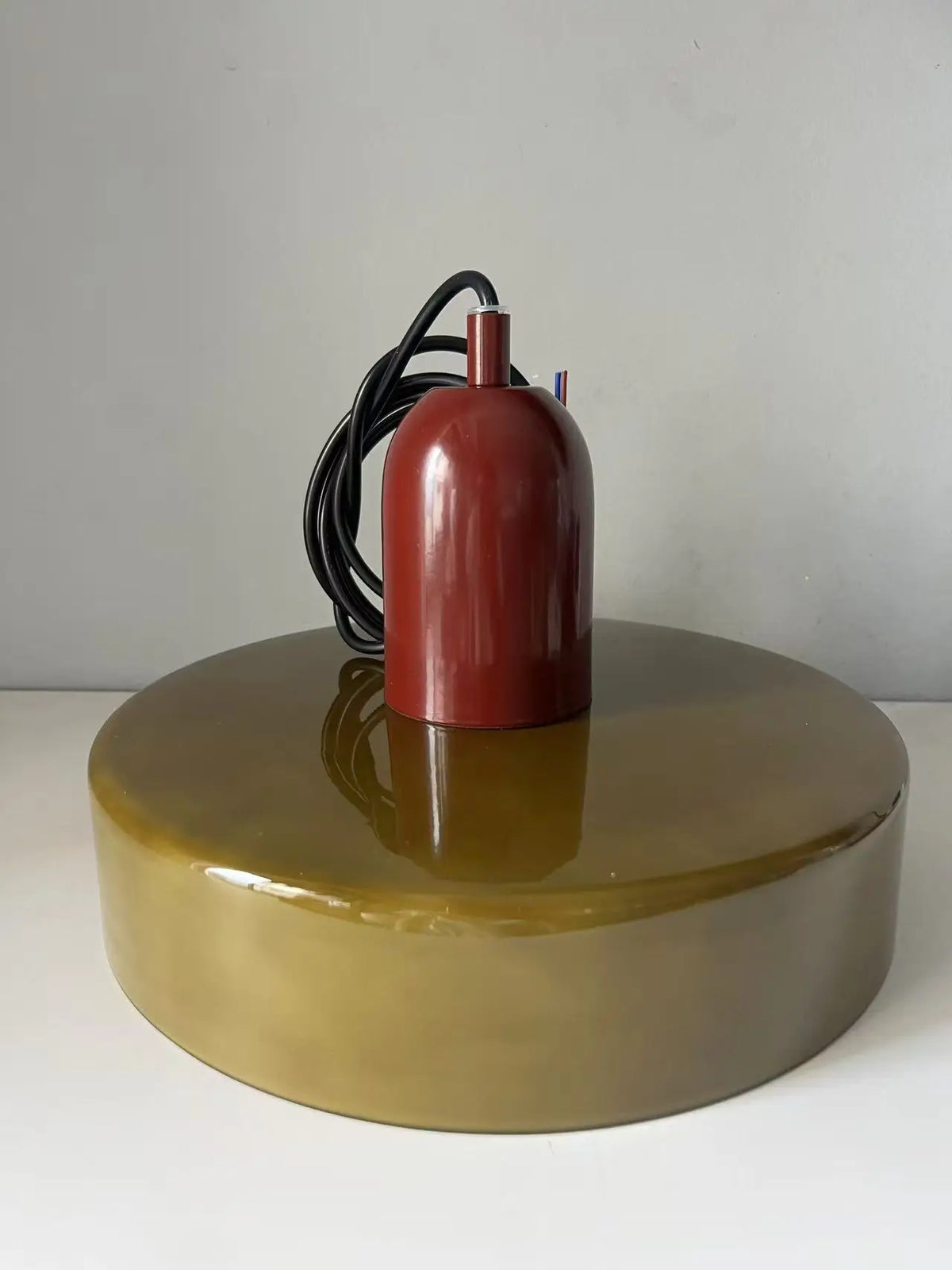 Retro taklampa i glas