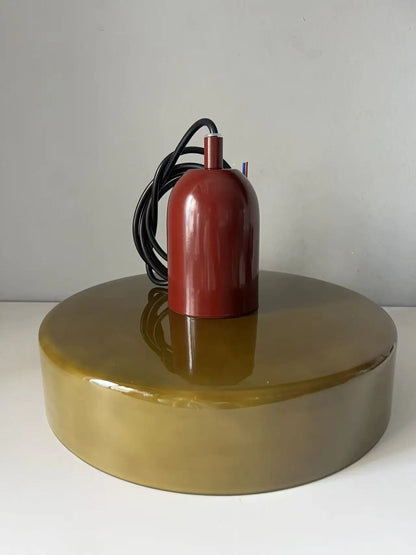 Retro taklampa i glas