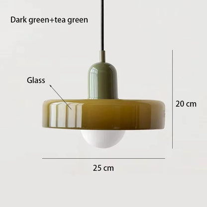 Retro taklampa i glas