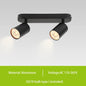 Justerbar takskena med spotlights