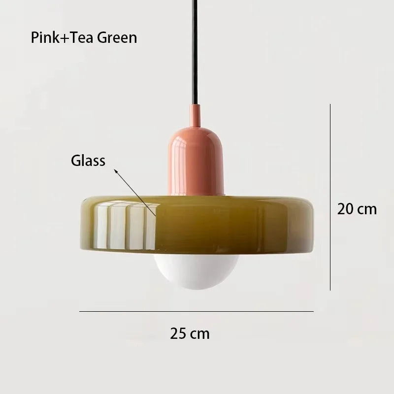 Retro taklampa i glas