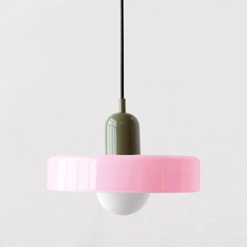 Retro taklampa i glas