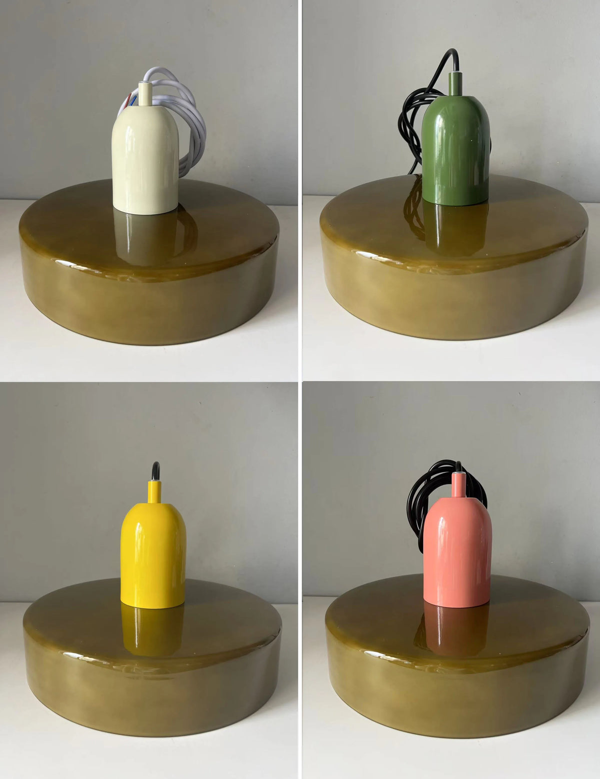 Retro taklampa i glas