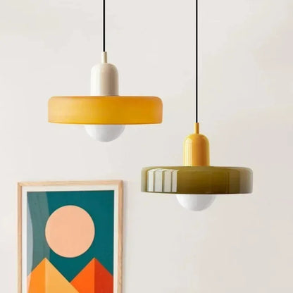Retro taklampa i glas