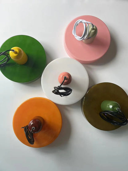 Retro taklampa i glas