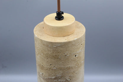Hängande stenlampa i wabi-sabi-stil