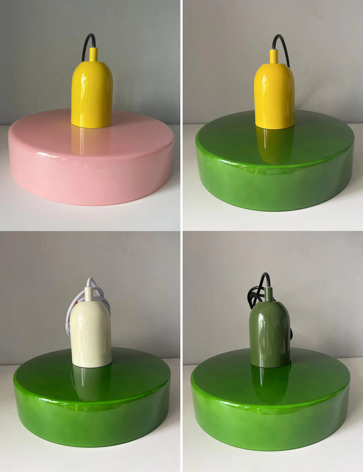 Retro taklampa i glas