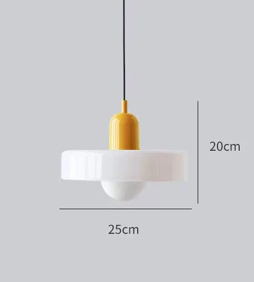 Retro taklampa i glas