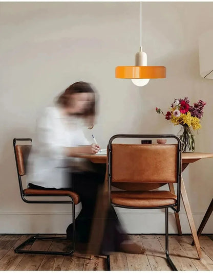 Retro taklampa i glas