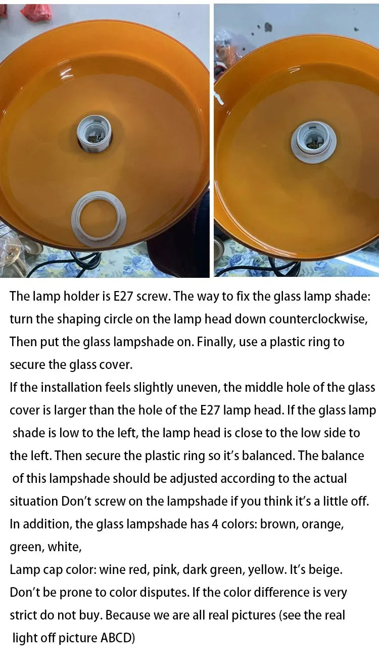 Retro taklampa i glas
