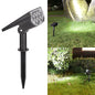 Solcellsspotlight för träd och gräsmatta