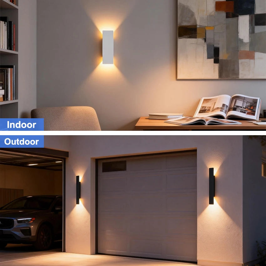 Vägglampa för uteplats och entré