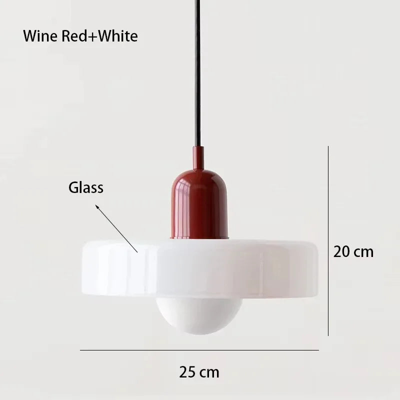 Retro taklampa i glas