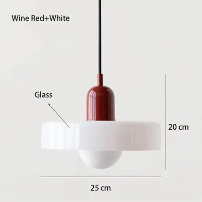 Retro taklampa i glas