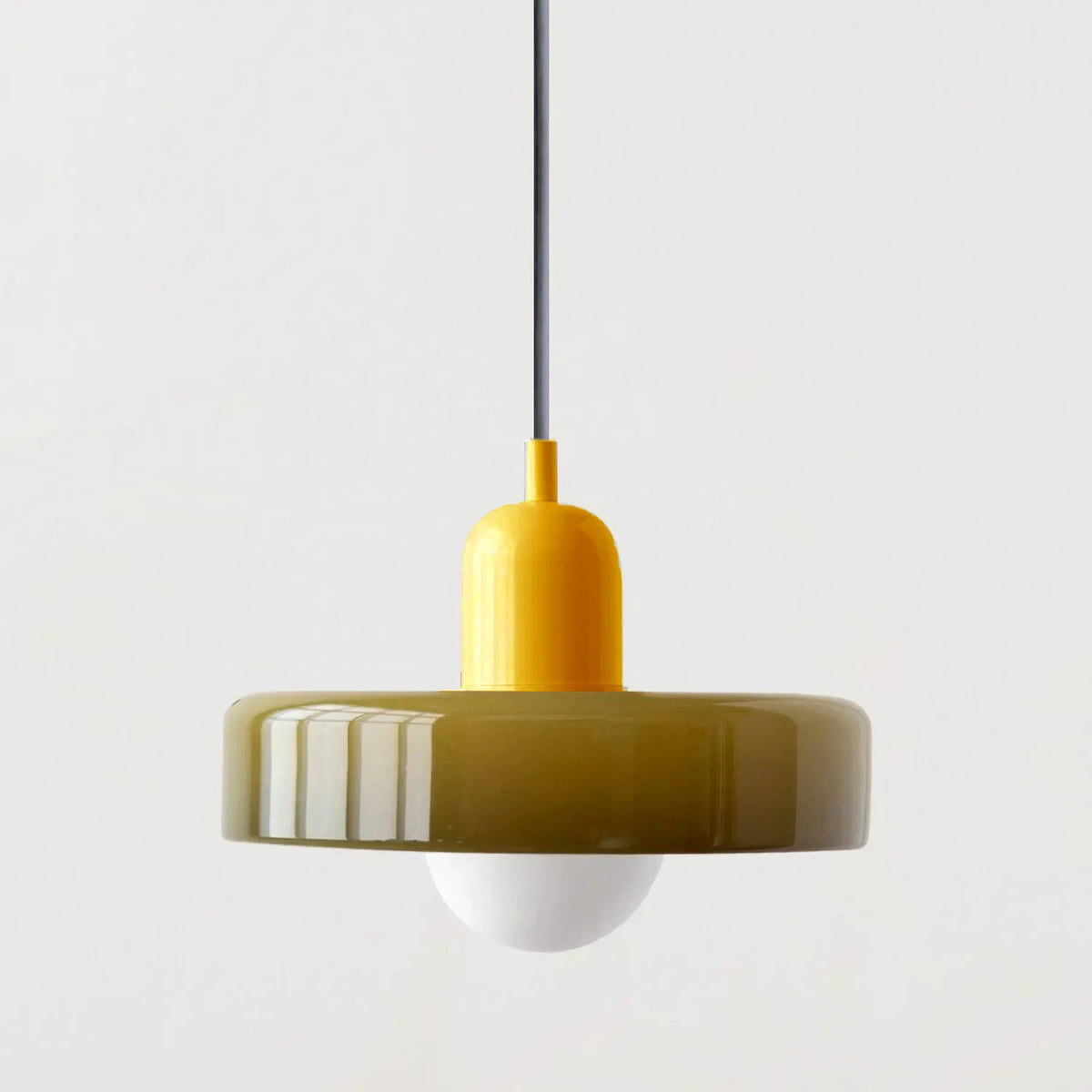 Retro taklampa i glas