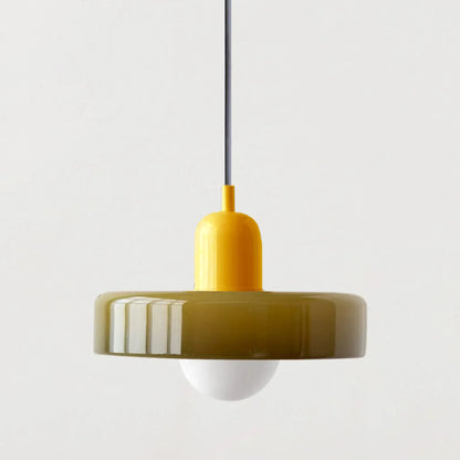 Retro taklampa i glas