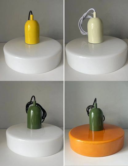 Retro taklampa i glas