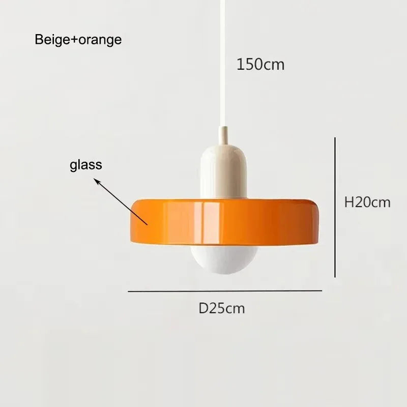 Retro taklampa i glas